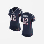 Women's New England Patriots Tom Brady Game Jersey Navy Blue