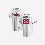 Youth Atlanta Braves Michael Harris II Cool Base Replica Home Jersey - White
