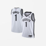 Youth Brooklyn Nets Mikal Bridges Association Jersey - White