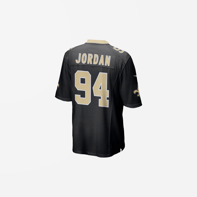 Men's New Orleans Saints Cameron Jordan Game Jersey Black 2