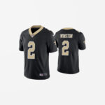 Men's New Orleans Saints Jameis Winston Vapor Jersey - Black