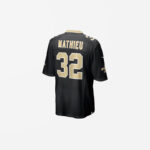 Men's New Orleans Saints Tyrann Mathieu Game Jersey Black 2