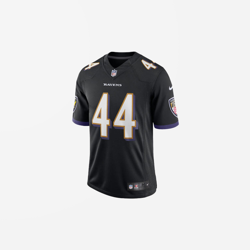 Men's Baltimore Ravens Marlon Humphrey Game Jersey - Black 2