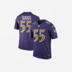 Men's Baltimore Ravens Terrell Suggs Legend Jersey - Purple