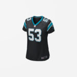 Women's Carolina Panthers Brian Burns Game Jersey - Black 1