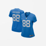 T.J. Hockenson Detroit Lions Women’S Game Player Jersey – Blue