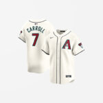 Men's Arizona Diamondbacks Corbin Carroll White Home Limited Player Jersey