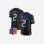 Boise State Broncos Ashton Jeanty #2 Black Stitch Jersey