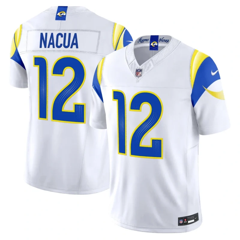 Los Angeles Rams 2025 "Rivalries" Vapor Limited Jersey White- All Stitched