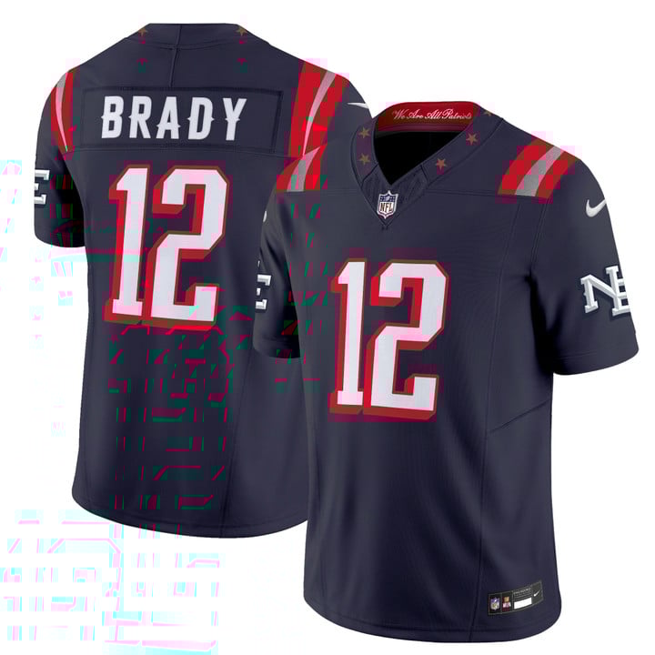 New England Patriots 2025 "Rivalries" Vapor Limited Jersey Navy - All Stitched
